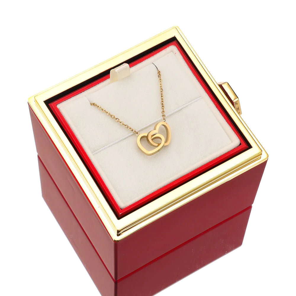 Valentines Day Eternal Rose Box Bundle