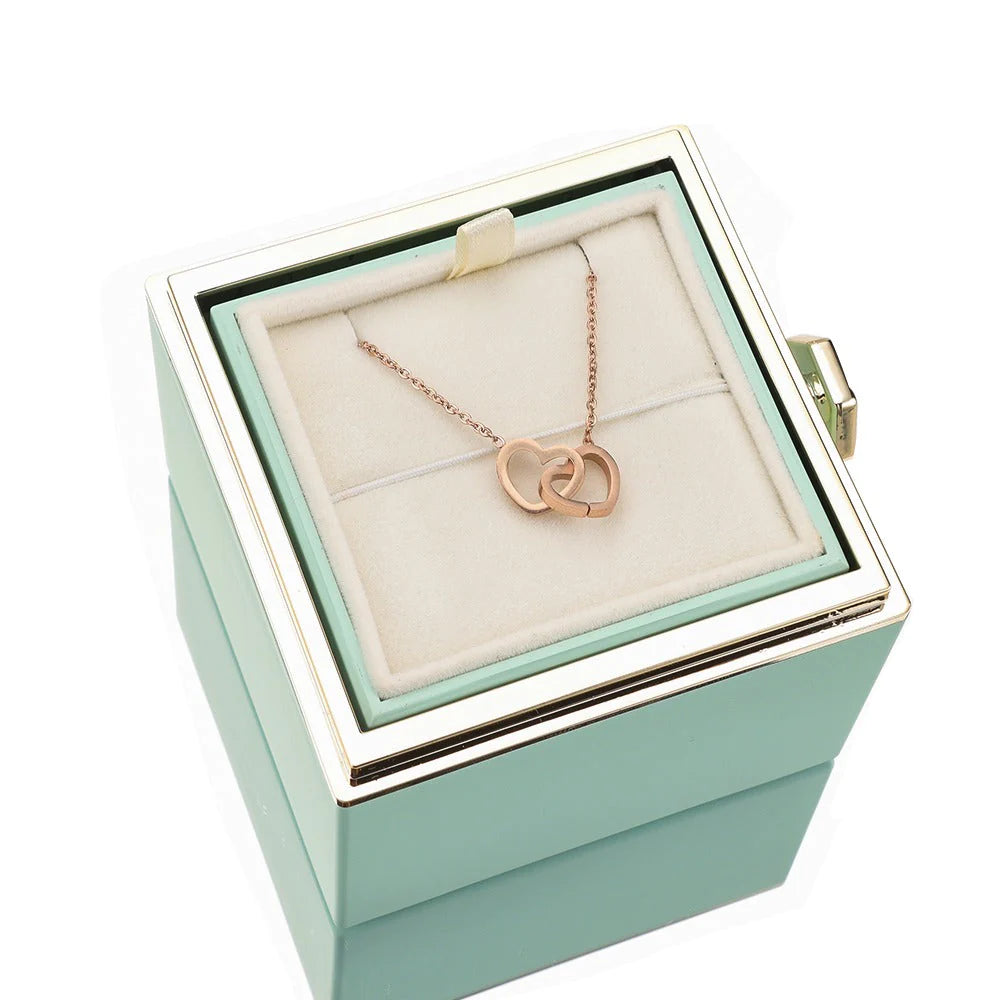 Valentines Day Eternal Rose Box Bundle