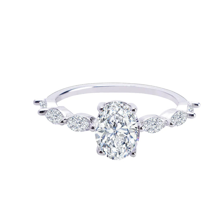 AURORA MOISSANITE RING