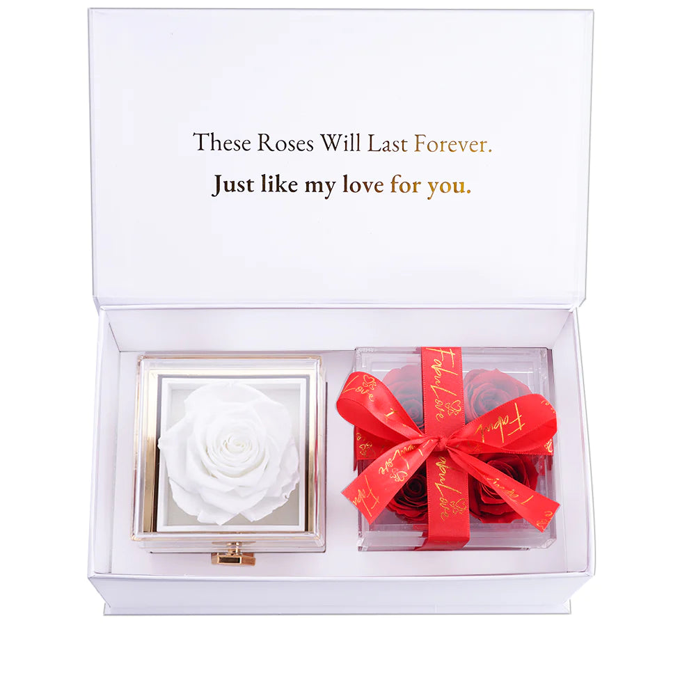 ETERNAL ROSE BOX GIFT BUNDLE