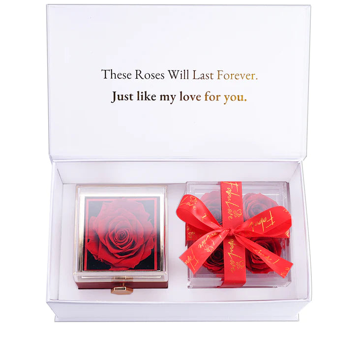 ETERNAL ROSE BOX GIFT BUNDLE