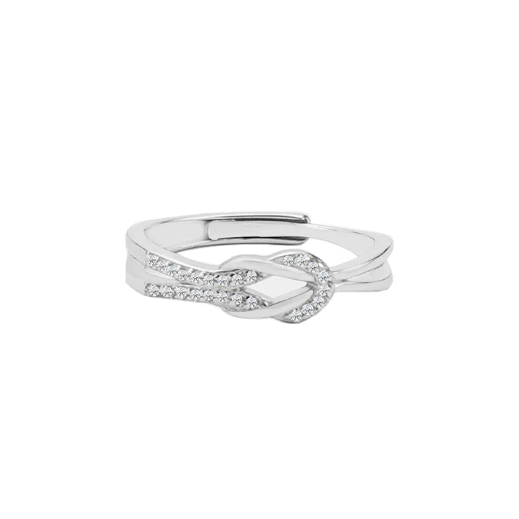 STERLING SILVER KNOT RING