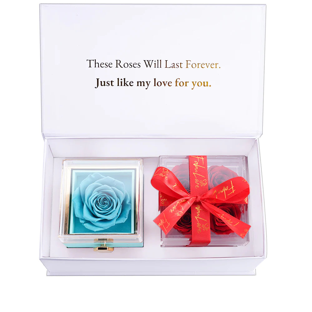 ETERNAL ROSE BOX GIFT BUNDLE