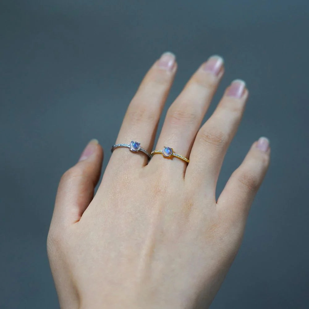 CELESTE MOONSTONE RING