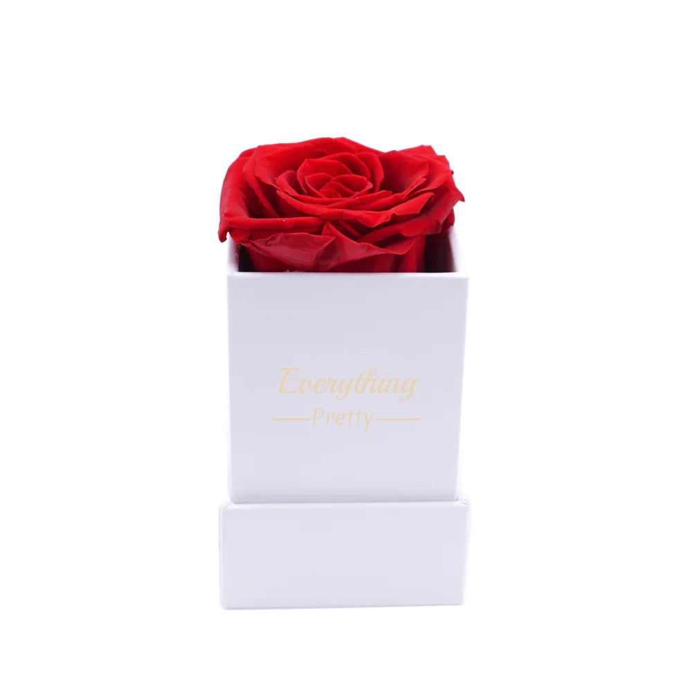 SINGLE ETERNAL ROSE BOX - CUBED